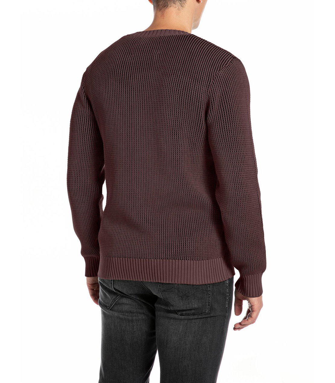 リアクティブダイ コットンセーター 詳細画像 プラム 2